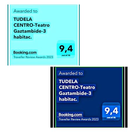 Tudela Centro-Teatro Gaztambide-3 Habitac. Lejlighed Eksteriør billede